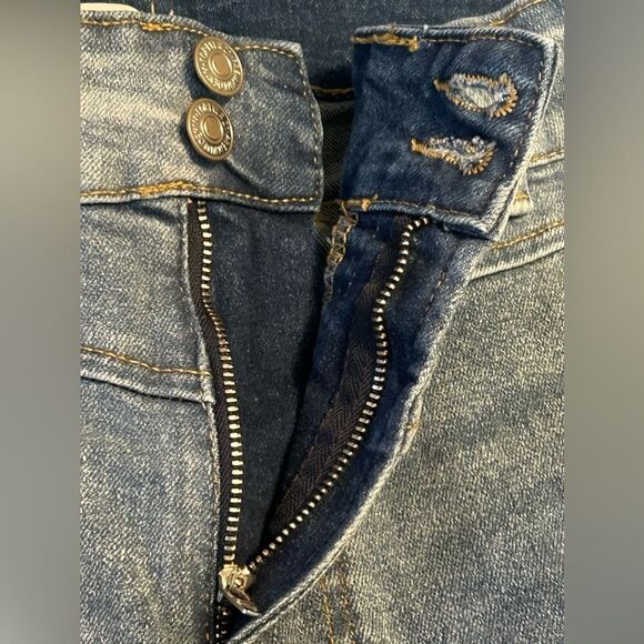 Forever 21 premium jeans light blue‎ Wash mom size 16 - Picture 12 of 15